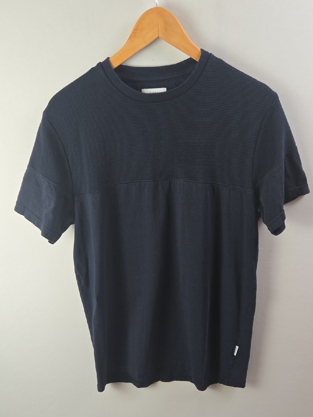 London Peter Werth Men's Canal T-Shirt - Dark Navy Crew Tee Shirt Sz M Euro Boho